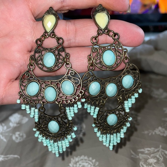 Free People Chandelier Style Earrings - Picture 6 of 6